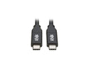 Tripp Lite U040-C3M-C-5A Black USB-C Cable (M/M) - USB 2.0, 5A Rating, USB-IF