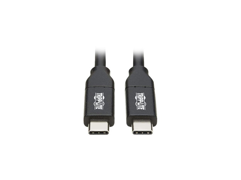 Tripp Lite U040-C3M-C-5A Black USB-C Cable (M/M) - USB 2.0, 5A Rating, USB-IF