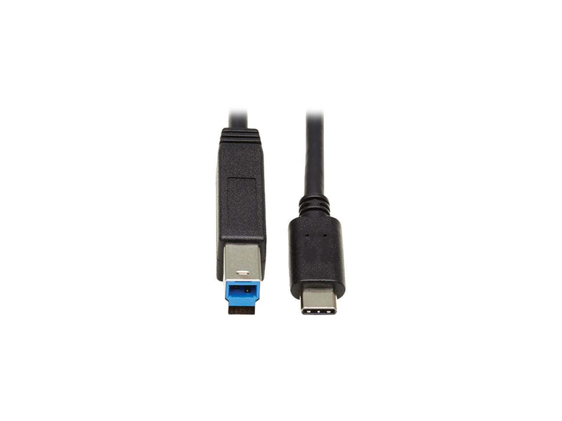 Tripp Lite U422-20N-G2 Black USB-C to USB Type-B Cable (M/M) - USB 3.1, Gen 2
