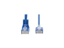 TRIPP LITE N204-S02-BL-DN 2 ft. Cat 6 Blue Down-Angle Cat6 Gigabit Molded Slim