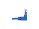 TRIPP LITE N204-S02-BL-DN 2 ft. Cat 6 Blue Down-Angle Cat6 Gigabit Molded Slim