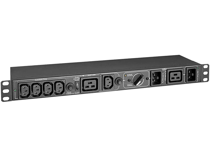 Tripp Lite 200-250V 16A Single-Phase Hot-Swap PDU with Manual Bypass - 5 C13 and