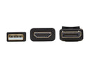 Tripp Lite P567-01M Black Side A - Connector 1: HDMI (MALE)
Side B - Connector