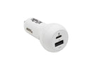 Dual-Port USB Car Charger - 30W PD Charging, USB-C (18W) & USB-A (12W), USB-C to