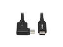 USB-C Cable (M/M) - USB 3.2 Gen 1, Thunderbolt 3, 60W PD Charging, Right-Angle