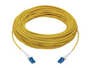 Fiber Cable 100G SMF Duplex 9/125 OS2 LC/LC Armored Yellow 15M