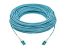Fiber Cable 100G MMF Duplex 50/125 OM4 LC/LC Armored Aqua 30M