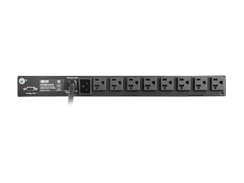 Tripp Lite PDU ATS / Metered 120V 1.92kW 20A 16 5-15/20R Dual L5-20P 1URM