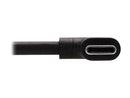 Tripp Lite USB C Cable USB 2.0 Right-Angle Plug 100W PD Charging M/M 2M