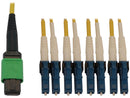 Tripp Lite Single Mode Fiber Patch Cable, 9/125 OS2 MPO to 4x Switchable LC