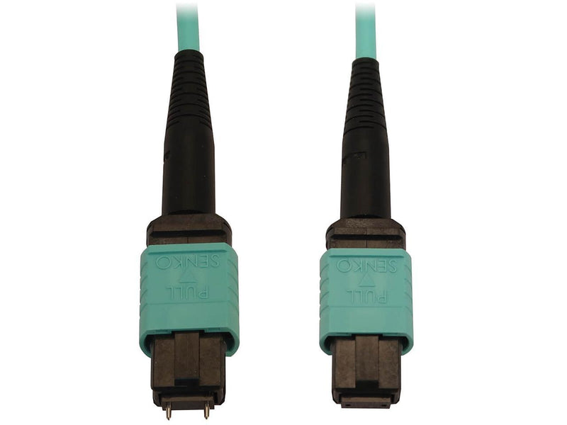 Tripp Lite Multimode Fiber Optic Cable, 50/125 OM3 MTP/MPO (M/F), 12 Fiber,