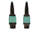Tripp Lite Multimode Fiber Patch Cable, 50/125 OM3 MTP/MPO (F/F), 12 Fiber,