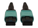 Tripp Lite Multimode Fiber Patch Cable, 50/125 OM3 MTP/MPO (F/F), 12 Fiber,