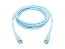 Tripp Lite 6ft. Safe-IT USB-C Antibacterial Cable - Ultra Flexible (M/M) - Light