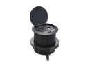 Tripp Lite Protect It! Desktop Power Grommet - NEMA 5-15P - 2x USB-A Charging -