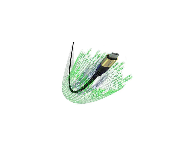 OtterBox 78-80212 Black Shimmer Premium USB-C to USB-C 3.2 Gen 1 Cable