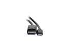 C2G 26902 USB-C to DisplayPort Adapter Cable 4K 30Hz, Black (6 Feet, 1.82