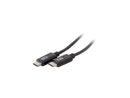 C2G 28826 USB-C 2.0 Male to Male Cable (3A), Black (6 Feet, 1.82 Meters)