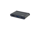 C2G 26915 USB-C to HDMI Adapter with USB-A and Power Delivery, Black