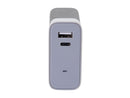 C2G 20280 2-Port USB-C + USB-A Wall Charger, 5.4A Max Output, Black