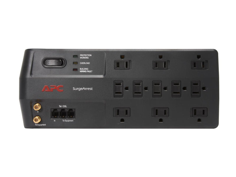 APC P11VT3 8 Feet 11 Outlets 3020 Joules Performance SurgeArrest 11 Outlets with