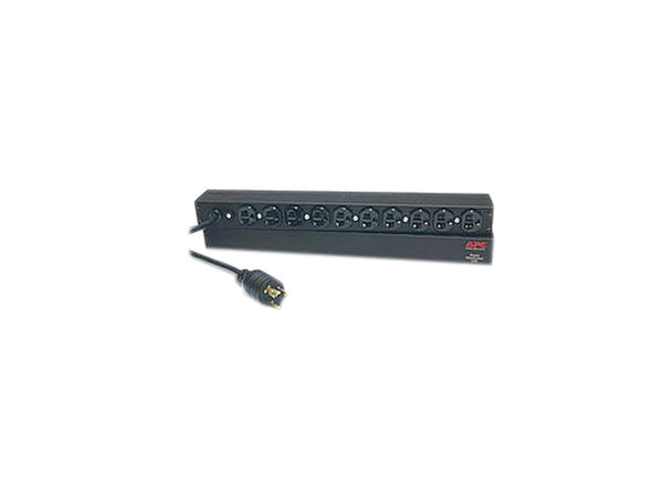 APC Basic Rack 2.4kVA PDU - 10 x NEMA L5-20R - 2.4kVA - 1U 19" Rack-mountable