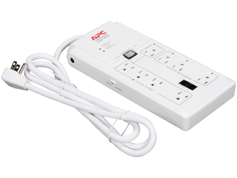 APC P8GT 6' 8 Outlets 2160 joule Surge Suppressor