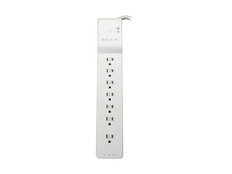 BELKIN BE107200-06 6 Feet 7 Outlets 2320 joule Home/office Surge Protector