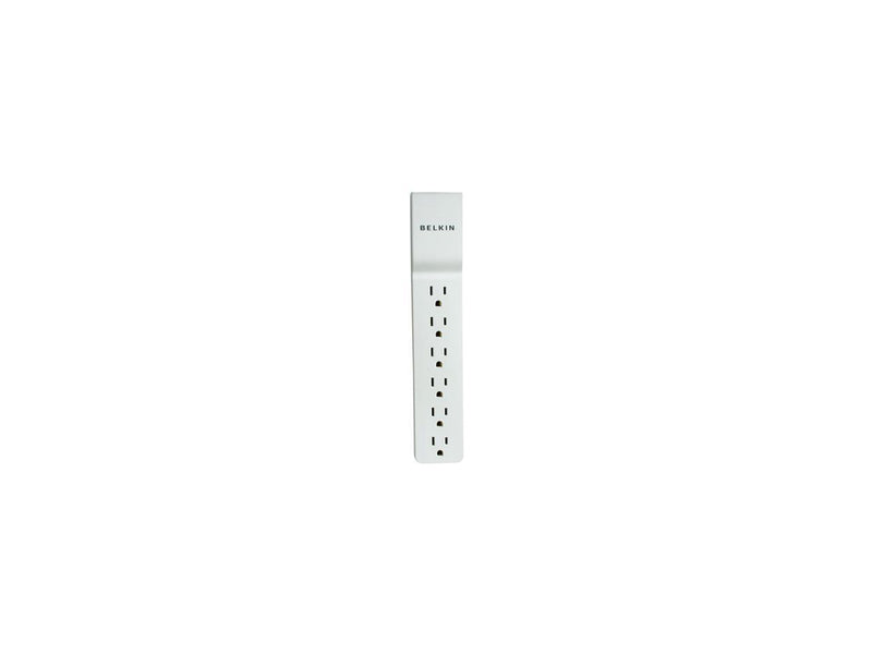 BELKIN BE106000-2.5 2.5 feet 6 Outlets 555 joule Home/Office Surge Protector