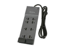 BELKIN BE108200-06 6.0 Feet 8 Outlets 3390 Joules Surge Protector with Telephone