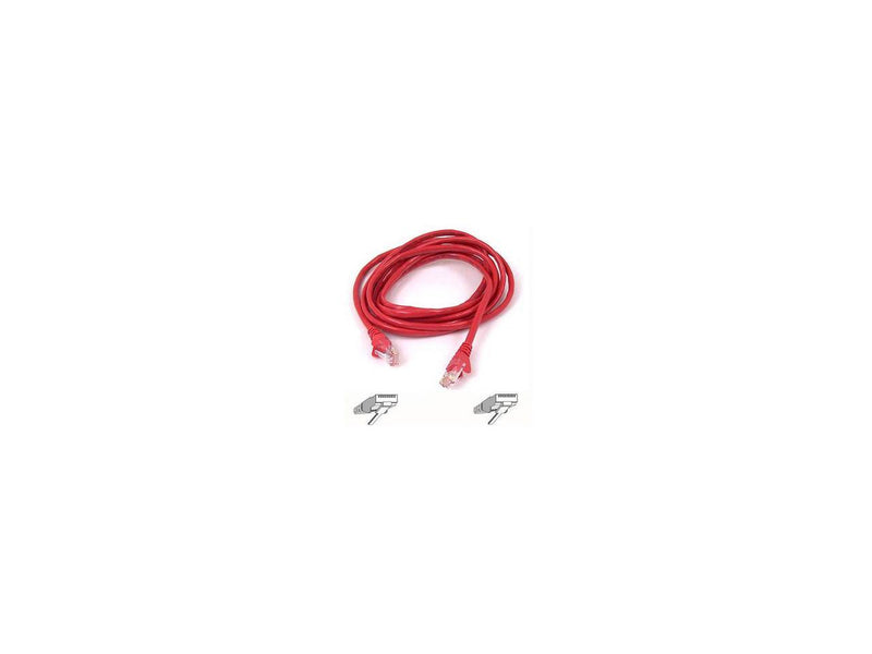 Belkin A3L791-06-RED 6 ft. Cat 5E Red Network Cable