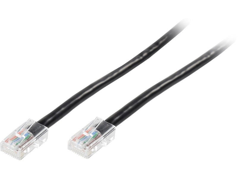 Belkin A3L791-25-BLK 25 ft. Cat 5E Black Patch Network Cable