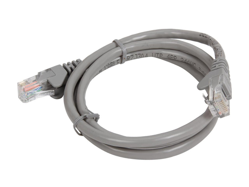 Belkin A3L791-03-S 3 ft. Cat 5E Gray Patch Cable