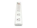 BELKIN F9H620-06-MTL 6' 6 Outlets 1240 joule Metal Surge Suppressor