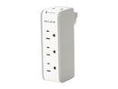 BELKIN BZ103050-TVL Wall Mount 3 Outlets 918 Joules Mini Surge Protector with 2