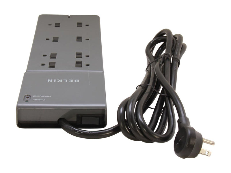 BELKIN BE108000-08-CM 8 ft. 8 Outlets 2500 joule Surge Suppressor