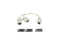 Belkin F3G006-01 1 ft. Pro Series 1 x HD-15 Male to 2 x HD-15 Female Cable