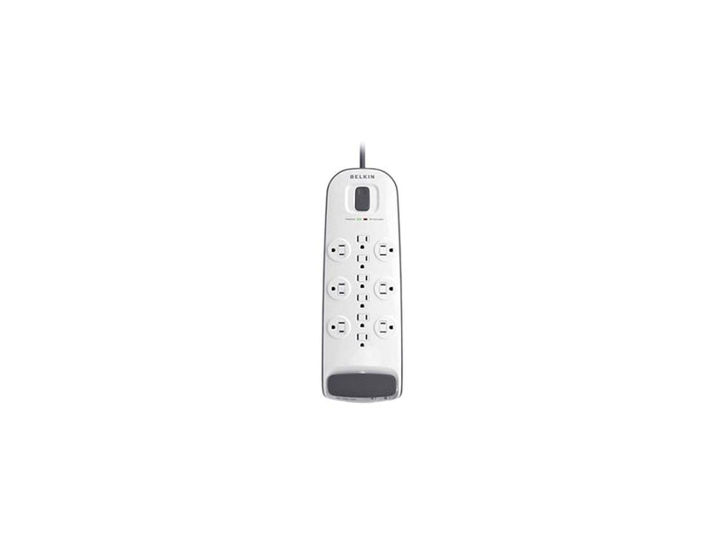 BELKIN BV112230-08 8ft 12 Outlets 3996 j Surge with Cable/Satellite and