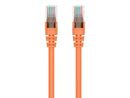 Belkin A3L980-07-ORG-S 7 ft. Cat 6 Orange Snagless Patch Cable CAT6 RJ-45M /