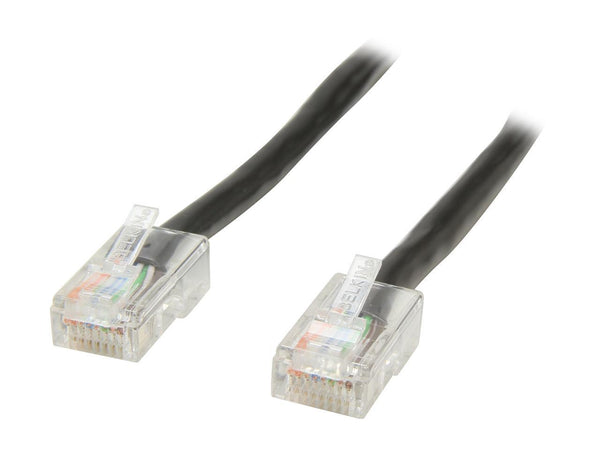 Belkin A3L791-04-BLK 4 ft. Cat 5E Black Patch Cable CAT5e RJ-45M / RJ-45M