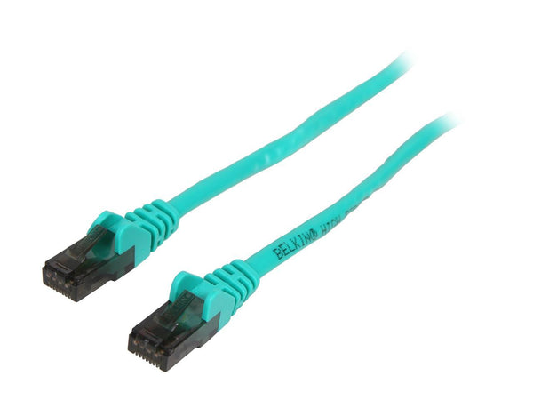 Belkin A3L980-03-GRN-S 3 ft. Cat 6 Green Patch Cable CAT6 Snagless RJ-45M /