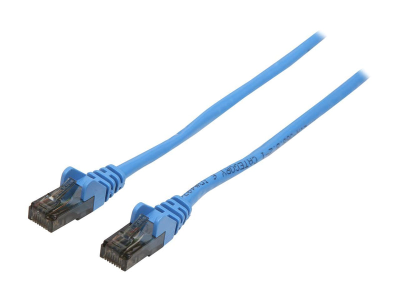 Belkin A3L980B14-BLU-S 14 ft. Cat 6 Blue Patch Cable Snagless RJ-45M / RJ-45M