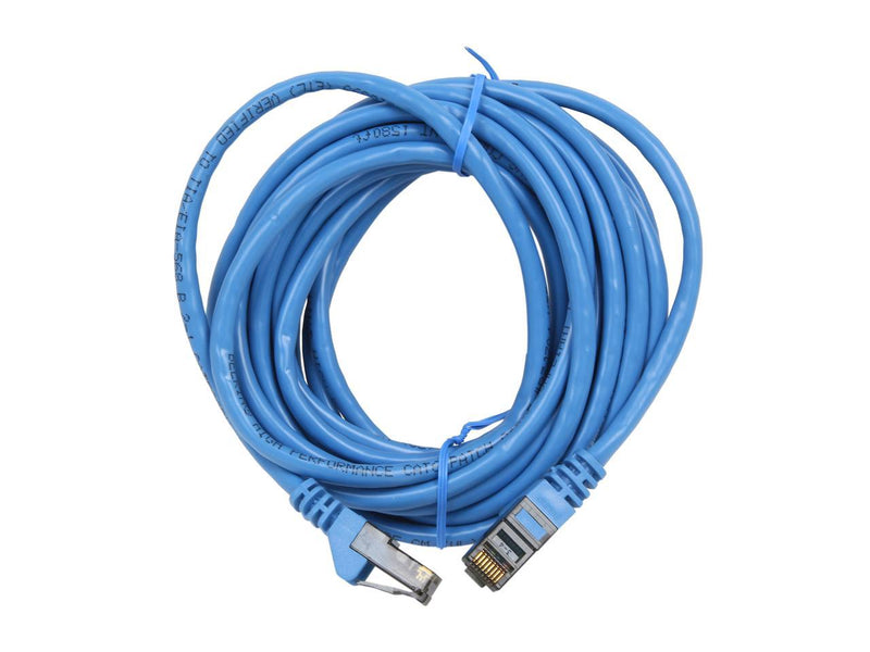 Belkin A3L980B14-BLU-S 14 ft. Cat 6 Blue Patch Cable Snagless RJ-45M / RJ-45M