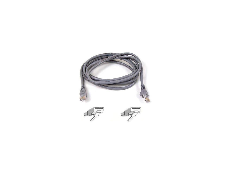 Belkin A3L980B25-S 25 ft. Cat 6 Gray Patch Cable CAT6 Snagless RJ-45M / RJ-45M