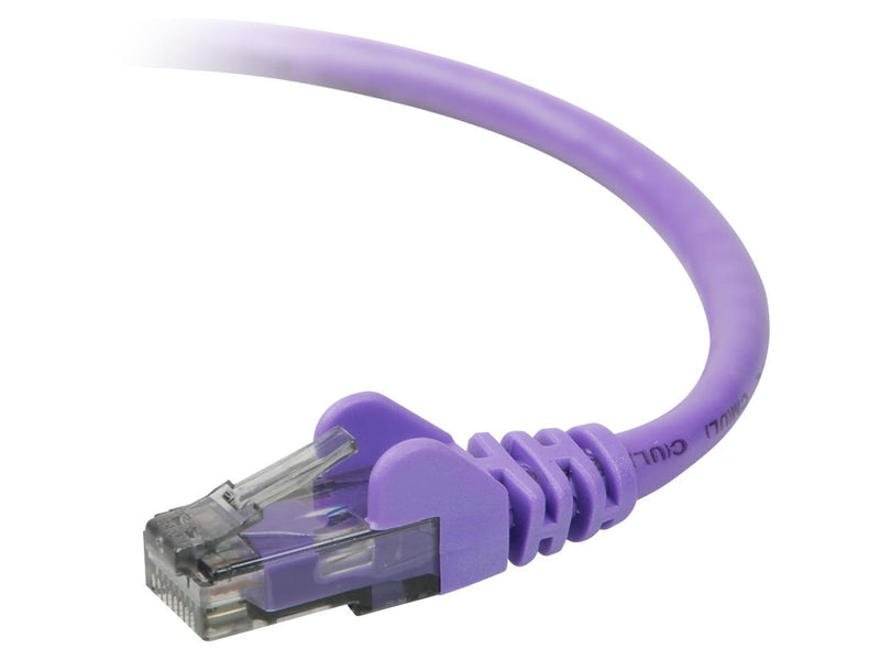 Belkin A3L980-05-PUR-S 5 ft. Cat 6 Purple UTP Patch Cable