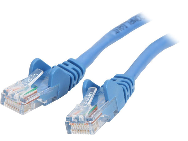 Belkin A3L791-02-BLU-S 2 ft. Cat 5E Blue UTP Patch Cable