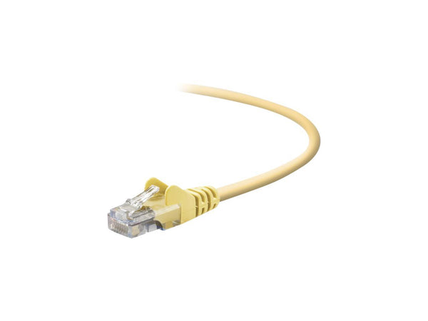 Belkin A3L980-25-YLW-S 25 ft. Cat 6 Yellow UTP Patch Cable