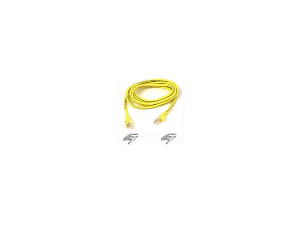 Belkin A3L791-20-YLW-S 20 ft. Cat 5E Yellow Patch Cable