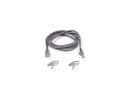 Belkin A3L980-02-S 2 ft. Cat 6 Gray CAT6 UTP RJ45M/RJ45M Snagless Gray Patch