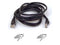 Belkin A3L980-02-BLK-S 2 ft. Cat 6 Black UTP RJ45M/RJ45M Snagless  Patch Cable